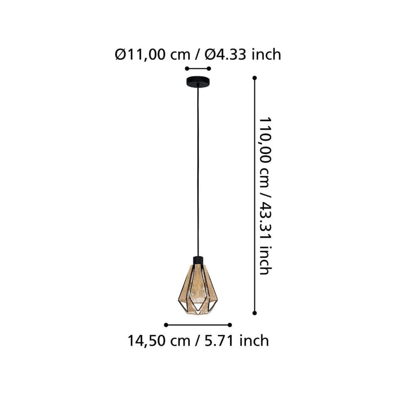 Taklampa Adwickle - 14,5 cm - Belysning - Inomhusbelysning & lampor - Fönsterlampor & fönsterbelysning - Fönsterlampa hängande