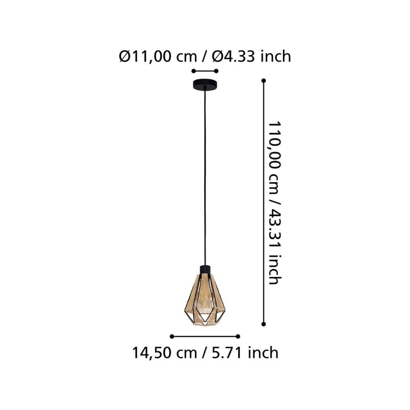 Taklampa Adwickle - 14,5 cm - Belysning - Inomhusbelysning & lampor - Fönsterlampor & fönsterbelysning - Fönsterlampa hängande
