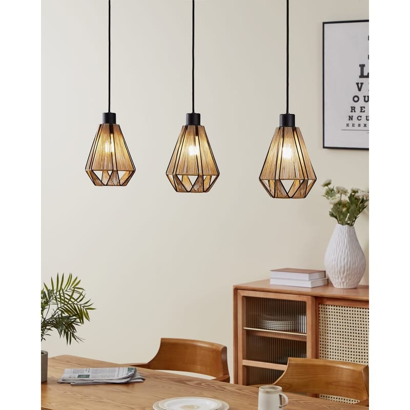 Taklampa Adwickle med 3 Lampor - 14,5 cm - Belysning - Inomhusbelysning & lampor - Fönsterlampor & fönsterbelysning - Fönsterlampa hängande