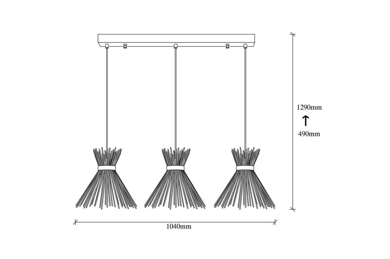 Taklampa Afroz Svart Treuttag - Treuttag - Belysning - Inomhusbelysning & lampor - Fönsterlampor & fönsterbelysning - Fönsterlampa hängande