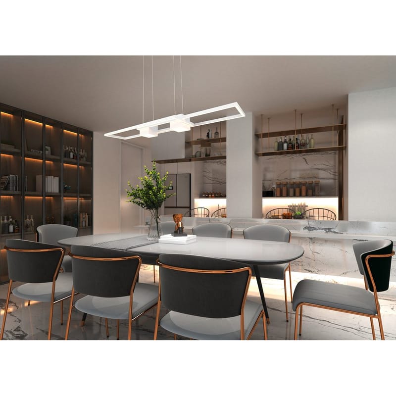 Taklampa Albany - Mattvit - Belysning - Inomhusbelysning & lampor - Fönsterlampor & fönsterbelysning - Fönsterlampa hängande