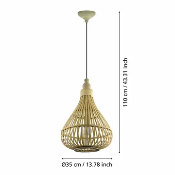 Taklampa Amsfield - 350 mm - Belysning - Inomhusbelysning & lampor - Fönsterlampor & fönsterbelysning - Fönsterlampa hängande