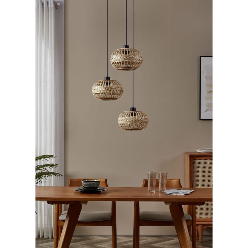 Taklampa Amsfield Rund med 3 Lampor - 48 cm - Belysning - Inomhusbelysning & lampor - Fönsterlampor & fönsterbelysning - Fönsterlampa hängande