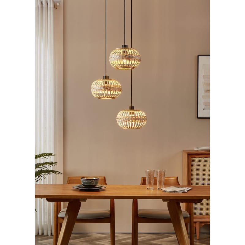 Taklampa Amsfield Rund med 3 Lampor - 48 cm - Belysning - Inomhusbelysning & lampor - Fönsterlampor & fönsterbelysning - Fönsterlampa hängande