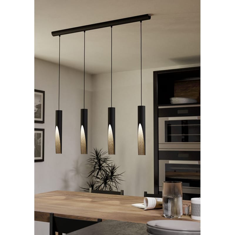 Taklampa Barbotto med 4 lampor - 6 cm - Belysning - Inomhusbelysning & lampor - Fönsterlampor & fönsterbelysning - Fönsterlampa hängande