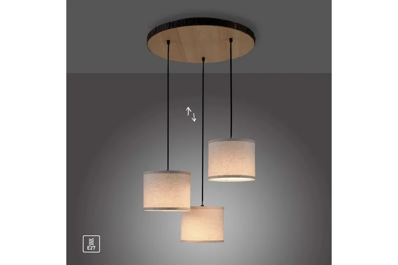 Taklampa Bark - 52x120x52 cm - Belysning - Inomhusbelysning & lampor - Fönsterlampor & fönsterbelysning - Fönsterlampa hängande