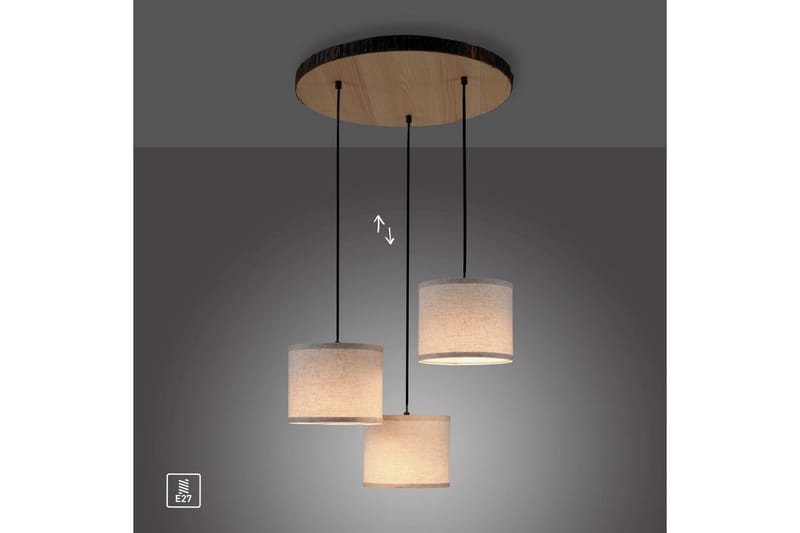 Taklampa Bark - 52x120x52 cm - Belysning - Inomhusbelysning & lampor - Fönsterlampor & fönsterbelysning - Fönsterlampa hängande