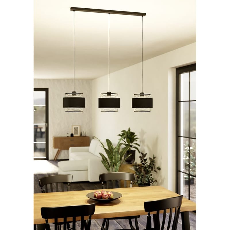 Taklampa Bazely med 3 lampor - 23 cm - Belysning - Inomhusbelysning & lampor - Fönsterlampor & fönsterbelysning - Fönsterlampa hängande