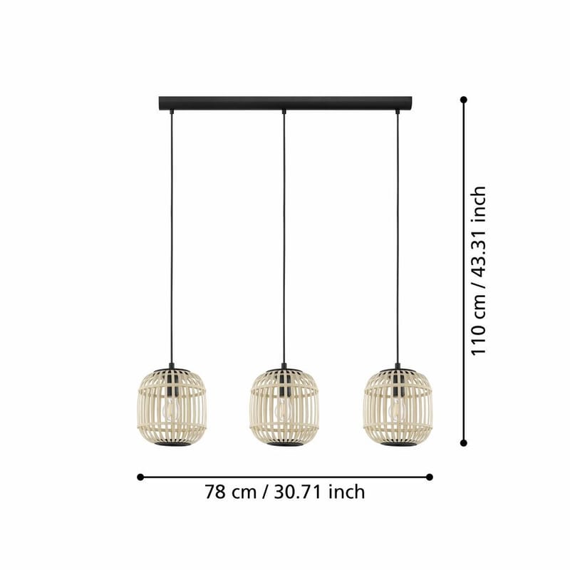 Taklampa Bordesley - 21 cm - Belysning - Inomhusbelysning & lampor - Fönsterlampor & fönsterbelysning - Fönsterlampa hängande