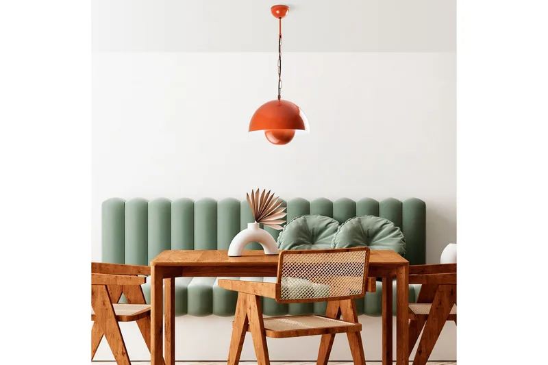 Taklampa Brena Enkelt Uttag Orange - Orange - Belysning - Inomhusbelysning & lampor - Fönsterlampor & fönsterbelysning - Fönsterlampa hängande