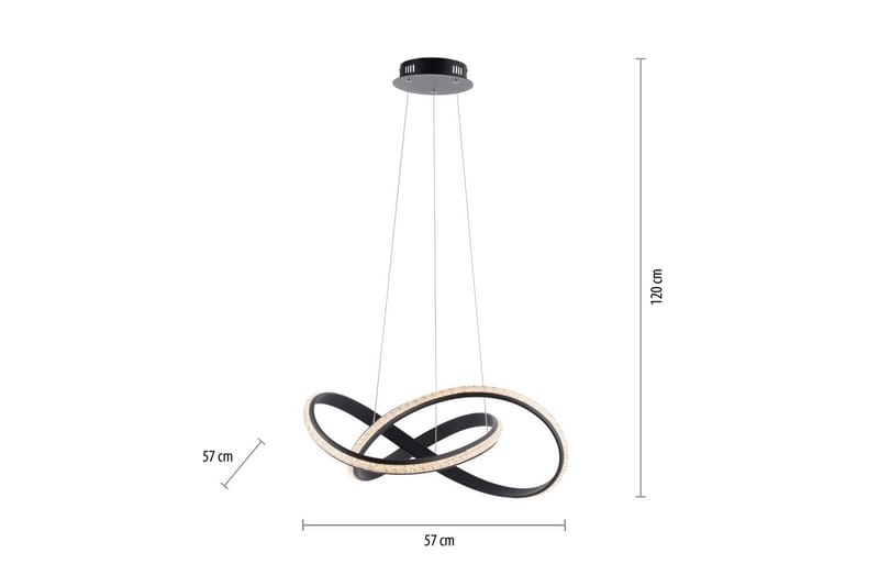 Taklampa Brilla - 57x120x57 cm - Belysning - Inomhusbelysning & lampor - Fönsterlampor & fönsterbelysning - Fönsterlampa hängande