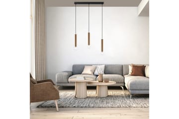 Taklampa Bruna - 6x120x65 cm, Matt mässing - Belysning - Inomhusbelysning & lampor - Fönsterlampor & fönsterbelysning - Fönsterlampa hängande
