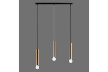Taklampa Bruna - 6x120x65 cm, Matt mässing - Belysning - Inomhusbelysning & lampor - Fönsterlampor & fönsterbelysning - Fönsterlampa hängande