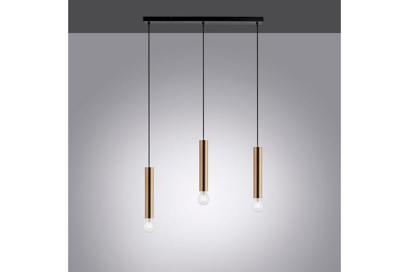 Taklampa Bruna - 6x120x65 cm, Matt mässing - Belysning - Inomhusbelysning & lampor - Fönsterlampor & fönsterbelysning - Fönsterlampa hängande