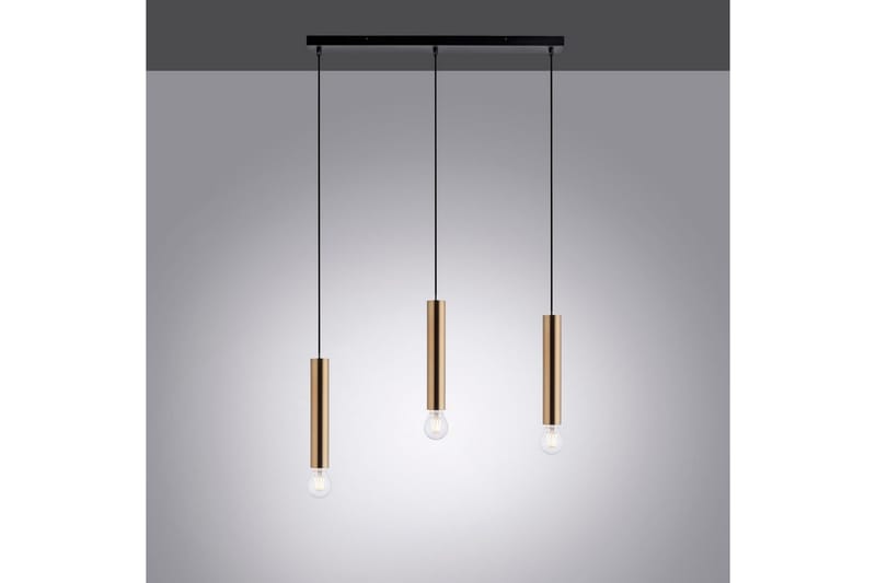 Taklampa Bruna - 6x120x65 cm, Matt mässing - Belysning - Inomhusbelysning & lampor - Fönsterlampor & fönsterbelysning - Fönsterlampa hängande