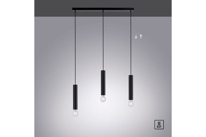 Taklampa Bruna - 6x120x65 cm, Svart - Belysning - Inomhusbelysning & lampor - Fönsterlampor & fönsterbelysning - Fönsterlampa hängande