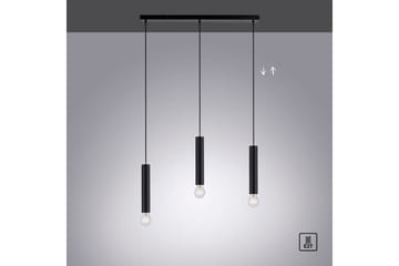 Taklampa Bruna - 6x120x65 cm, Svart - Belysning - Inomhusbelysning & lampor - Fönsterlampor & fönsterbelysning - Fönsterlampa hängande