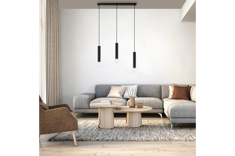 Taklampa Bruna - 6x120x65 cm, Svart - Belysning - Inomhusbelysning & lampor - Fönsterlampor & fönsterbelysning - Fönsterlampa hängande