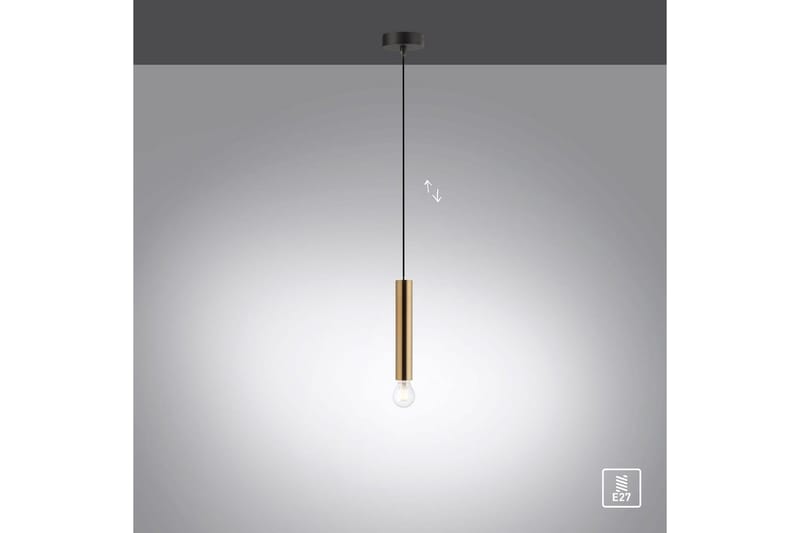 Taklampa Bruna - 9x120x9 cm, Matt mässing - Belysning - Inomhusbelysning & lampor - Fönsterlampor & fönsterbelysning - Fönsterlampa hängande