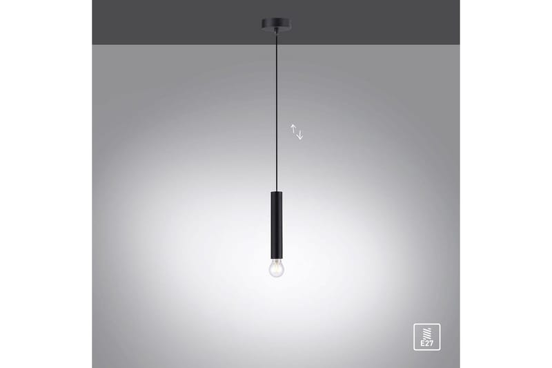 Taklampa Bruna - 9x120x9 cm, Svart - Belysning - Inomhusbelysning & lampor - Fönsterlampor & fönsterbelysning - Fönsterlampa hängande