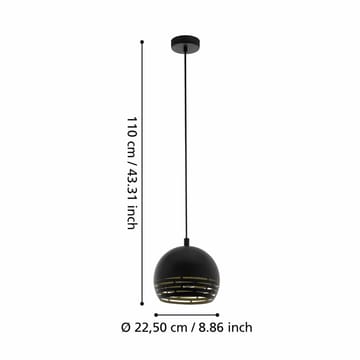 Taklampa Camastra - 22,5 cm - Belysning - Inomhusbelysning & lampor - Fönsterlampor & fönsterbelysning - Fönsterlampa hängande