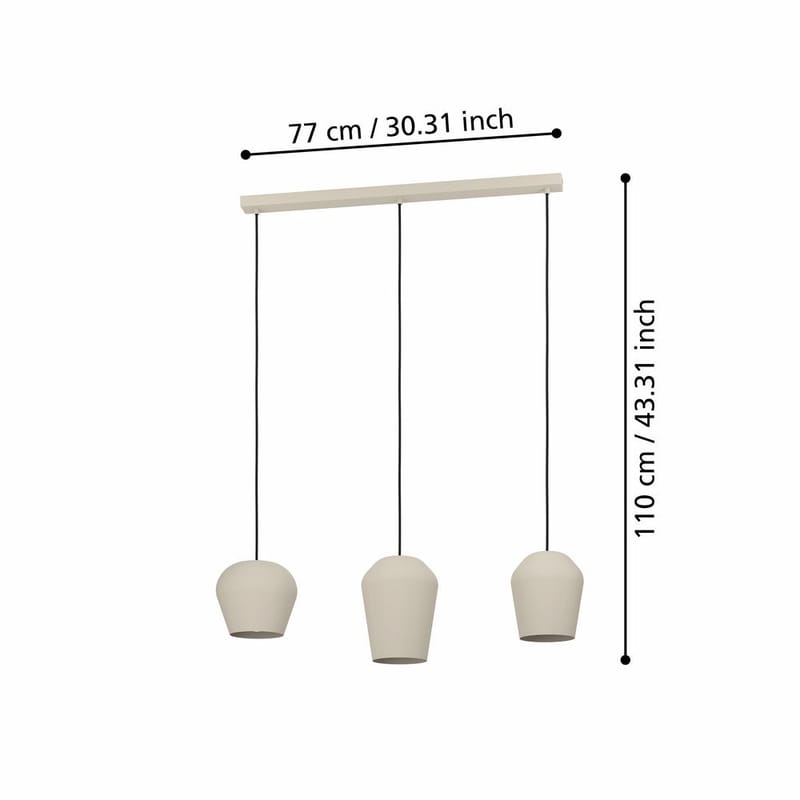 Taklampa Cambaito - 19,5 cm - Belysning - Inomhusbelysning & lampor - Fönsterlampor & fönsterbelysning - Fönsterlampa hängande