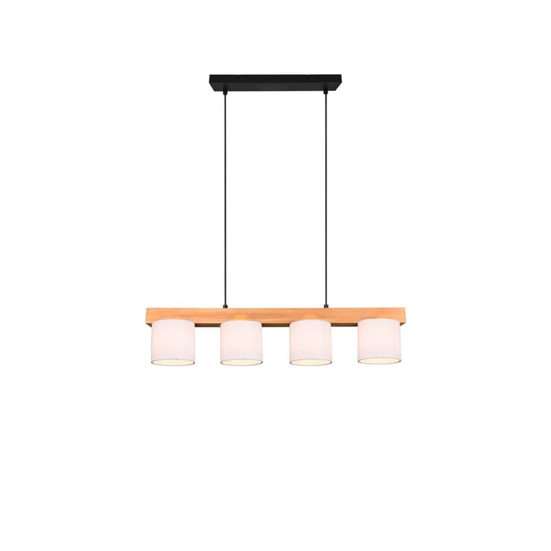 Taklampa Cameron - Vit/trä - Belysning - Inomhusbelysning & lampor - Fönsterlampor & fönsterbelysning - Fönsterlampa hängande