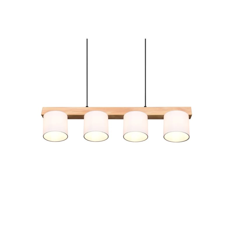 Taklampa Cameron - Vit/trä - Belysning - Inomhusbelysning & lampor - Fönsterlampor & fönsterbelysning - Fönsterlampa hängande