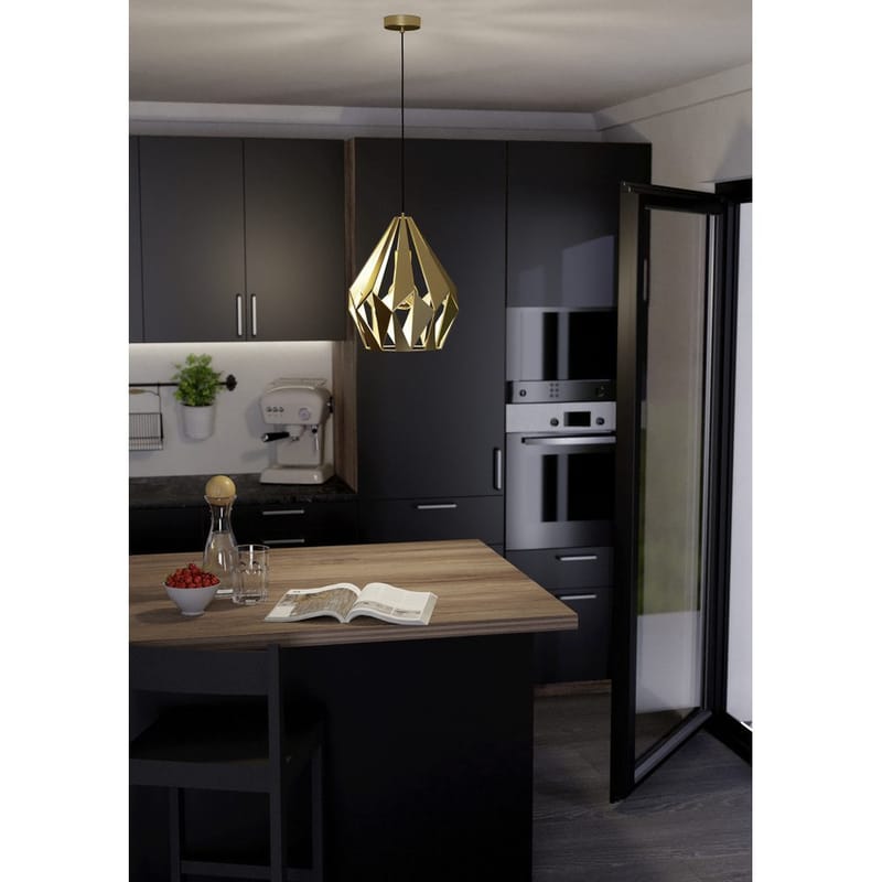 Taklampa Carlton - Guld - Belysning - Inomhusbelysning & lampor - Fönsterlampor & fönsterbelysning - Fönsterlampa hängande