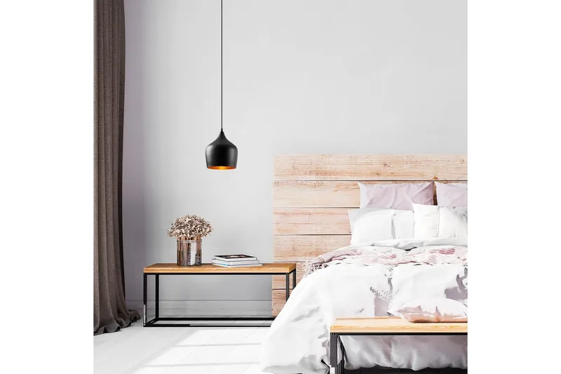 Taklampa Chichela Singel Svart - Svart - Belysning - Inomhusbelysning & lampor - Fönsterlampor & fönsterbelysning - Fönsterlampa hängande