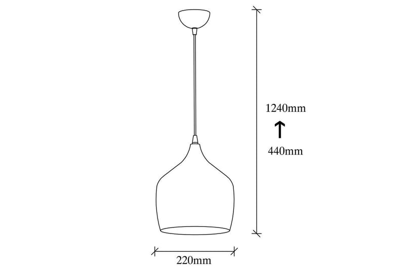 Taklampa Chichela Singel Svart - Svart - Belysning - Inomhusbelysning & lampor - Fönsterlampor & fönsterbelysning - Fönsterlampa hängande