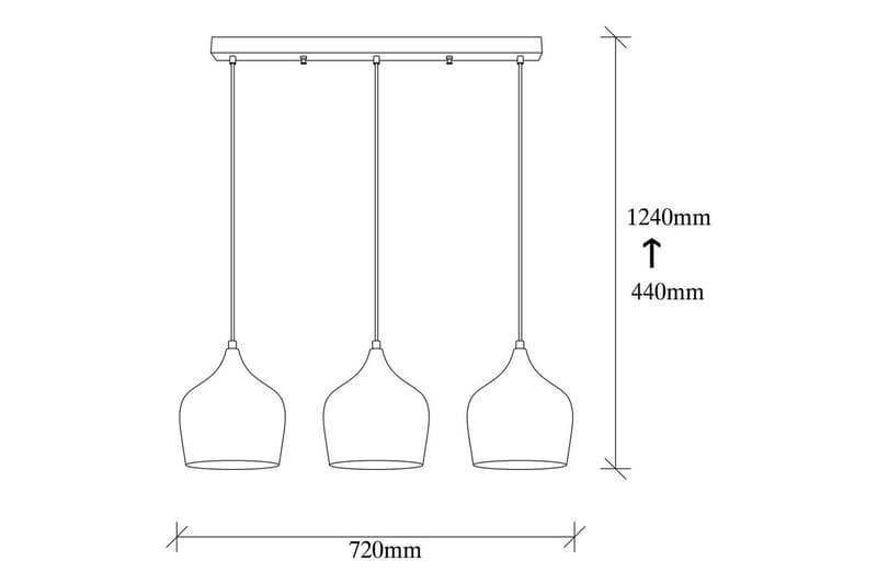 Taklampa Chichela Tre Vintage - Guld - Belysning - Inomhusbelysning & lampor - Fönsterlampor & fönsterbelysning - Fönsterlampa hängande