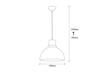Taklampa Chichelai Single Svart - Svart - Belysning - Inomhusbelysning & lampor - Fönsterlampor & fönsterbelysning - Fönsterlampa hängande