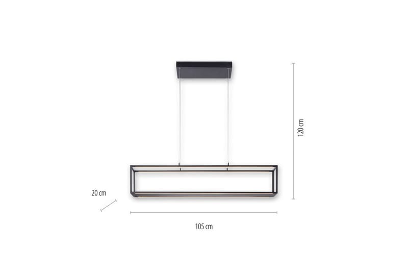 Taklampa Contura - 20x120x105 cm - Belysning - Inomhusbelysning & lampor - Fönsterlampor & fönsterbelysning - Fönsterlampa hängande