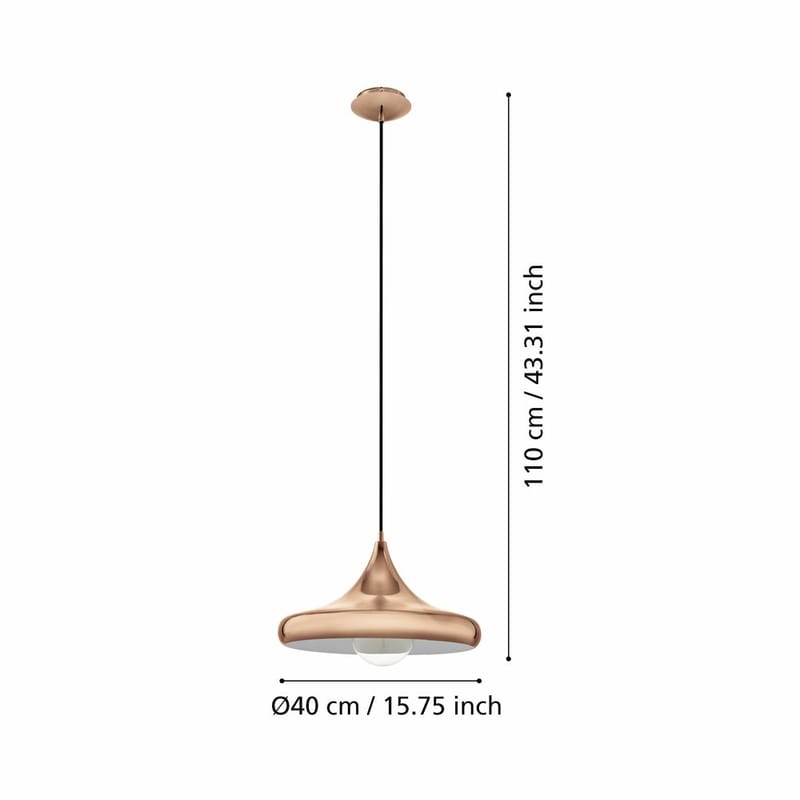 Taklampa Coretto - 40 cm - Belysning - Inomhusbelysning & lampor - Fönsterlampor & fönsterbelysning - Fönsterlampa hängande