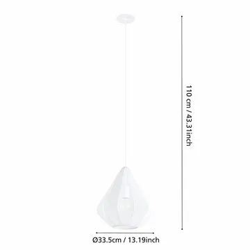 Taklampa Dolwen - Vit, 335 mm - Belysning - Inomhusbelysning & lampor - Fönsterlampor & fönsterbelysning - Fönsterlampa hängande