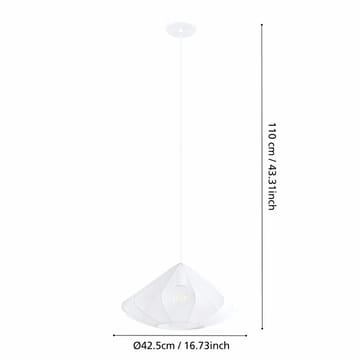 Taklampa Dolwen - Vit, 425 mm - Belysning - Inomhusbelysning & lampor - Fönsterlampor & fönsterbelysning - Fönsterlampa hängande