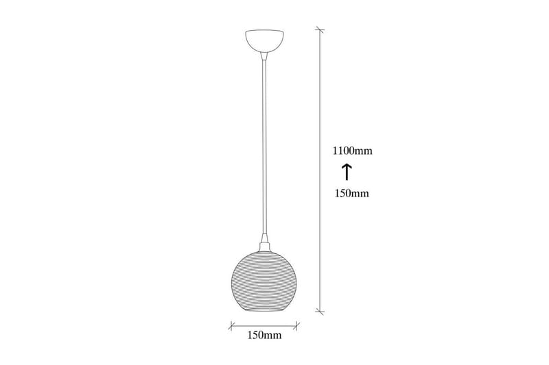 Taklampa Elra Gul / Vintage - Gul / Vintage - Belysning - Inomhusbelysning & lampor - Fönsterlampor & fönsterbelysning - Fönsterlampa hängande