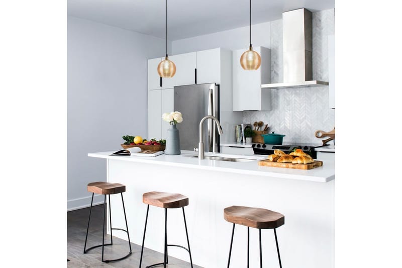 Taklampa Elra Gul / Vintage - Gul / Vintage - Belysning - Inomhusbelysning & lampor - Fönsterlampor & fönsterbelysning - Fönsterlampa hängande