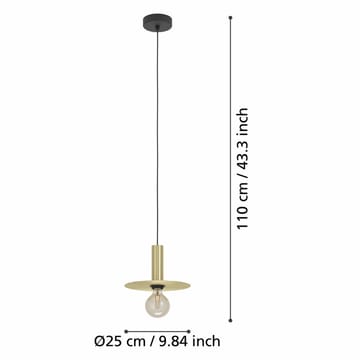 Taklampa Escandell - 25 cm - Belysning - Inomhusbelysning & lampor - Fönsterlampor & fönsterbelysning - Fönsterlampa hängande