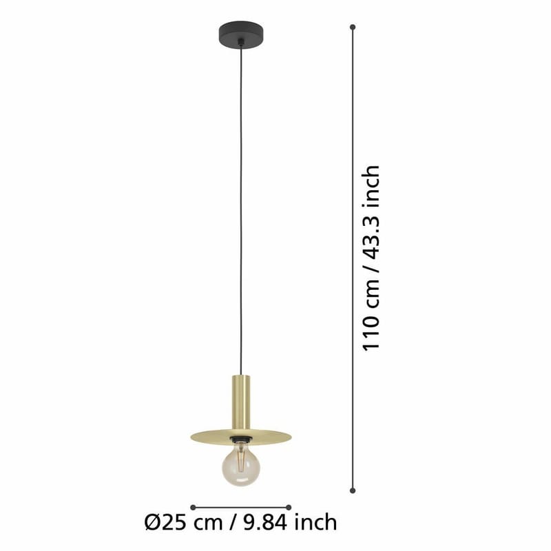 Taklampa Escandell - 25 cm - Belysning - Inomhusbelysning & lampor - Fönsterlampor & fönsterbelysning - Fönsterlampa hängande