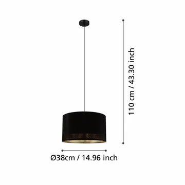 Taklampa Esteperra - 38 cm - Belysning - Inomhusbelysning & lampor - Fönsterlampor & fönsterbelysning - Fönsterlampa hängande