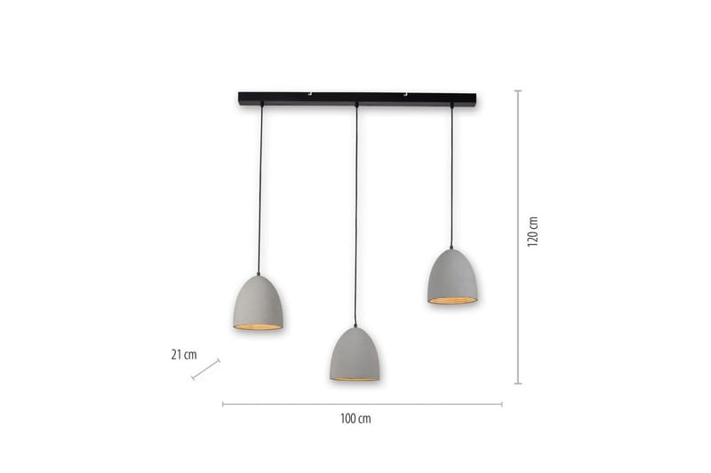 Taklampa Eton - 21x120x100 cm - Belysning - Inomhusbelysning & lampor - Fönsterlampor & fönsterbelysning - Fönsterlampa hängande