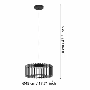 Taklampa Ginestrone - 45 cm - Belysning - Inomhusbelysning & lampor - Fönsterlampor & fönsterbelysning - Fönsterlampa hängande