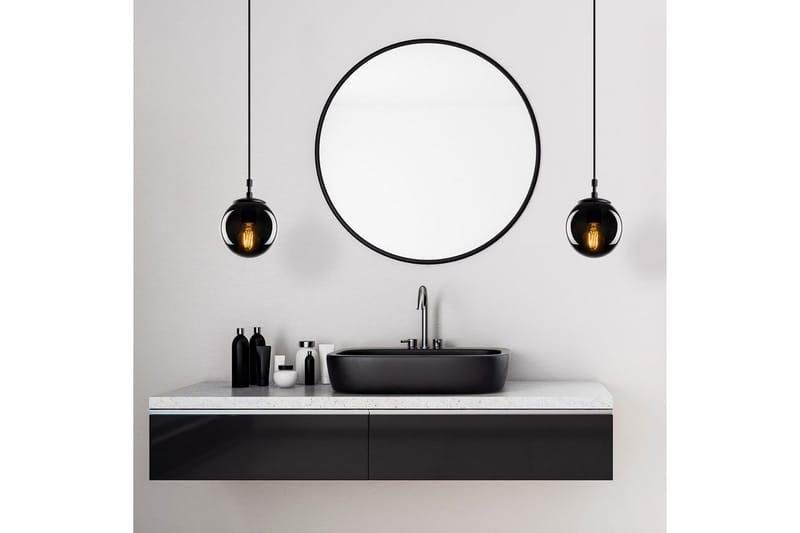 Taklampa Giuseppe Svart / Rök - Svart / Rök - Belysning - Inomhusbelysning & lampor - Fönsterlampor & fönsterbelysning - Fönsterlampa hängande