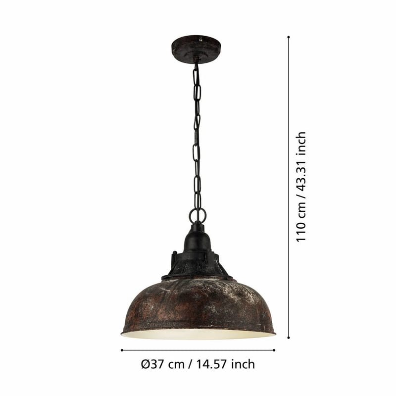 Taklampa Grantham - 37 cm - Belysning - Inomhusbelysning & lampor - Fönsterlampor & fönsterbelysning - Fönsterlampa hängande