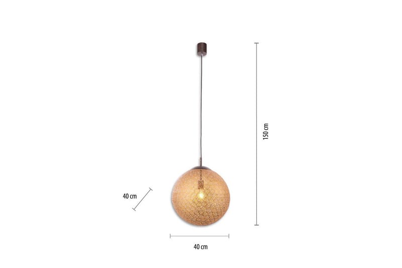 Taklampa Greta - 40x150x40 cm - Belysning - Inomhusbelysning & lampor - Fönsterlampor & fönsterbelysning - Fönsterlampa hängande