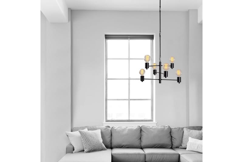 Taklampa Hexaia Upp Svart - Svart - Belysning - Inomhusbelysning & lampor - Fönsterlampor & fönsterbelysning - Fönsterlampa hängande