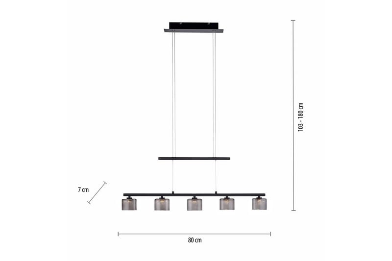 Taklampa Hydra - Svart - Belysning - Inomhusbelysning & lampor - Fönsterlampor & fönsterbelysning - Fönsterlampa hängande