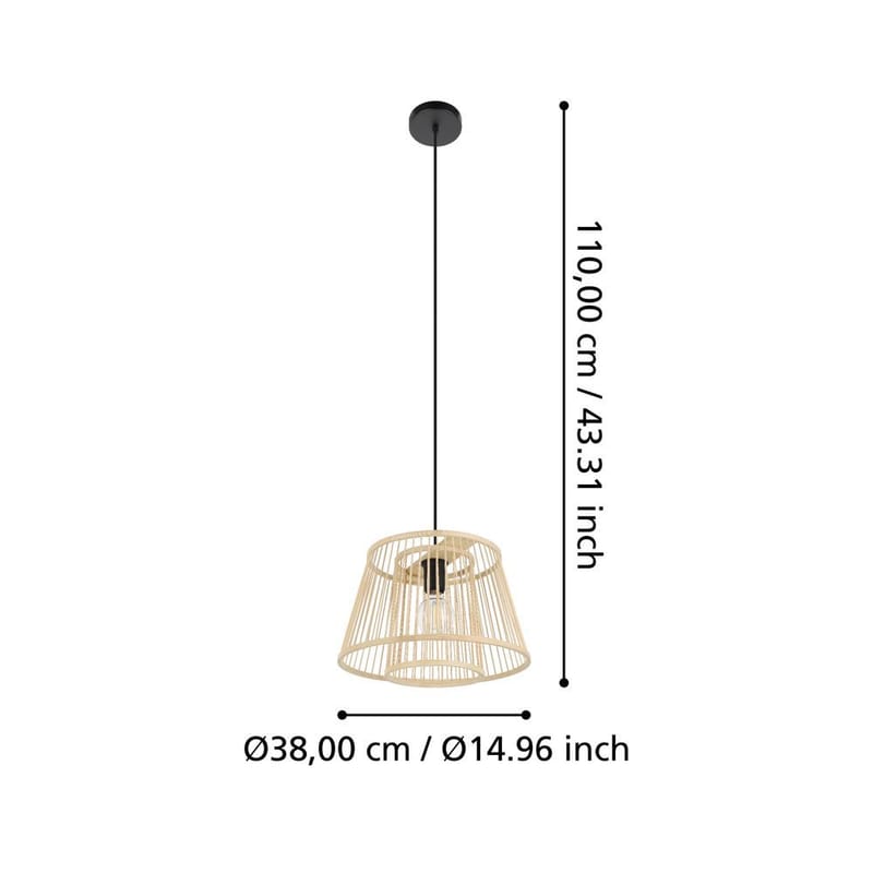 Taklampa Hykeham - 38 cm - Belysning - Inomhusbelysning & lampor - Fönsterlampor & fönsterbelysning - Fönsterlampa hängande